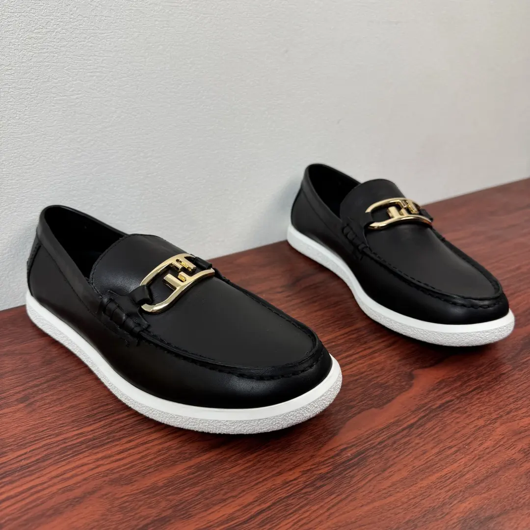 Fendi Style Leather Men's Shoes Lookbook Reference image 2