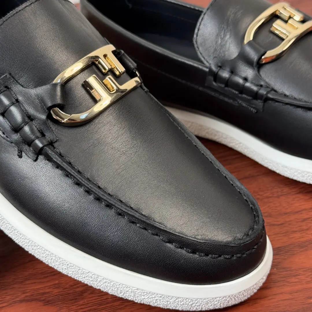 Fendi Style Leather Men's Shoes Lookbook Reference image 5
