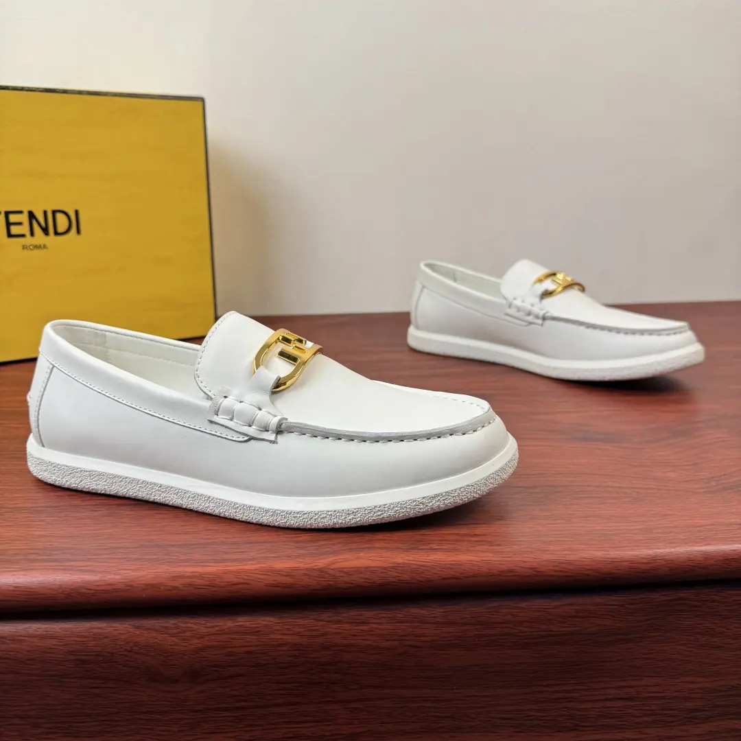 Fendi Style Leather Men's Shoes Lookbook Reference image 1