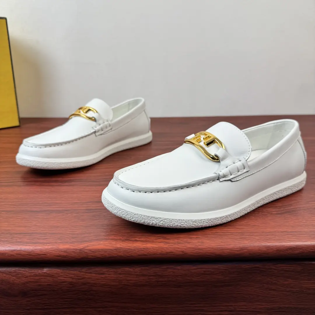 Fendi Style Leather Men's Shoes Lookbook Reference image 3
