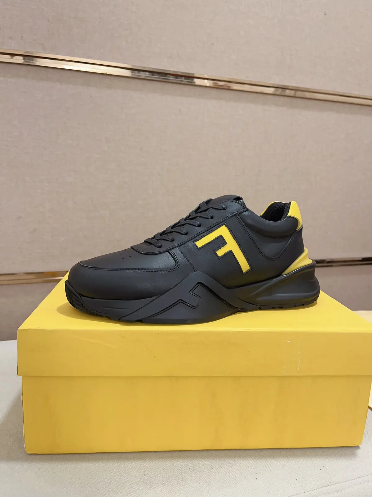Fendi Style Leather Men's Shoes Lookbook Reference image 1