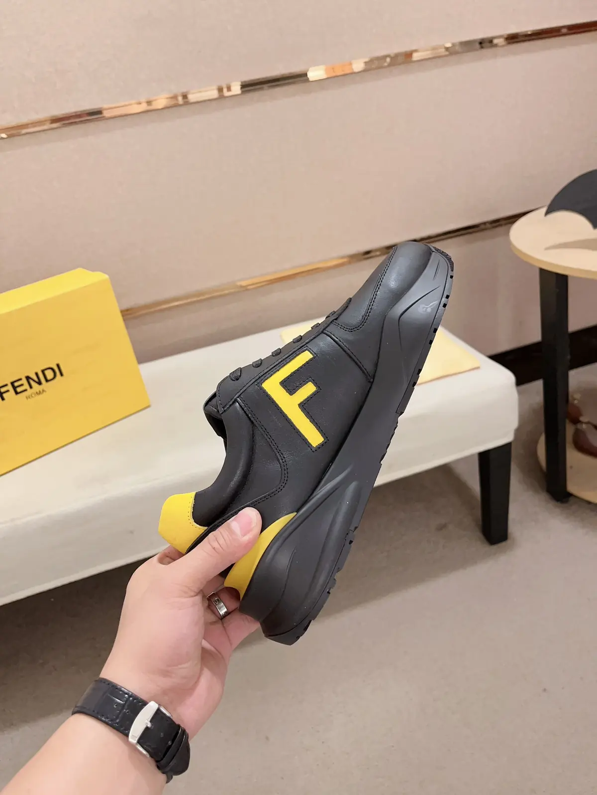 Fendi Style Leather Men's Shoes Lookbook Reference image 5