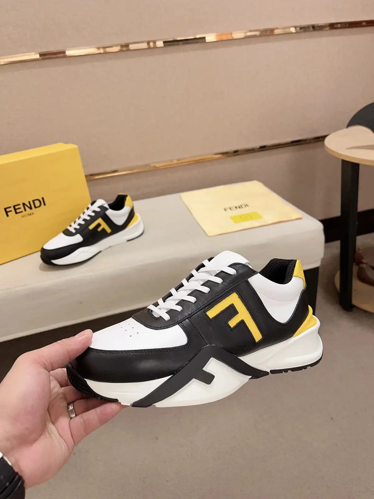 Fendi Style Leather Men's Shoes Lookbook Reference image 3