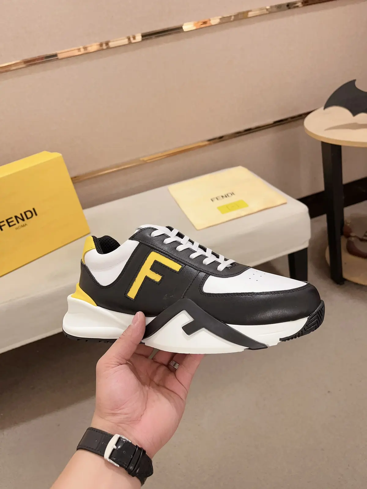 Fendi Style Leather Men's Shoes Lookbook Reference image 4