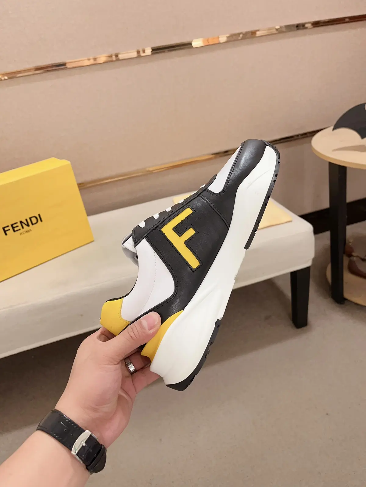 Fendi Style Leather Men's Shoes Lookbook Reference image 5