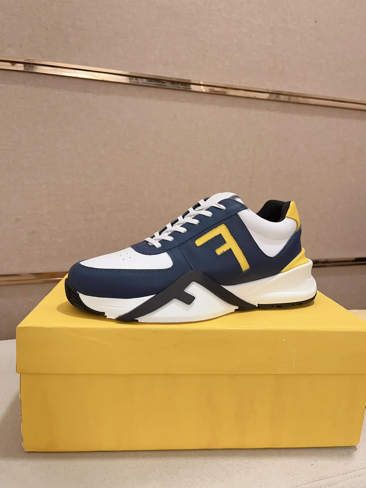 Fendi Style Leather Men's Shoes Lookbook Reference image 1