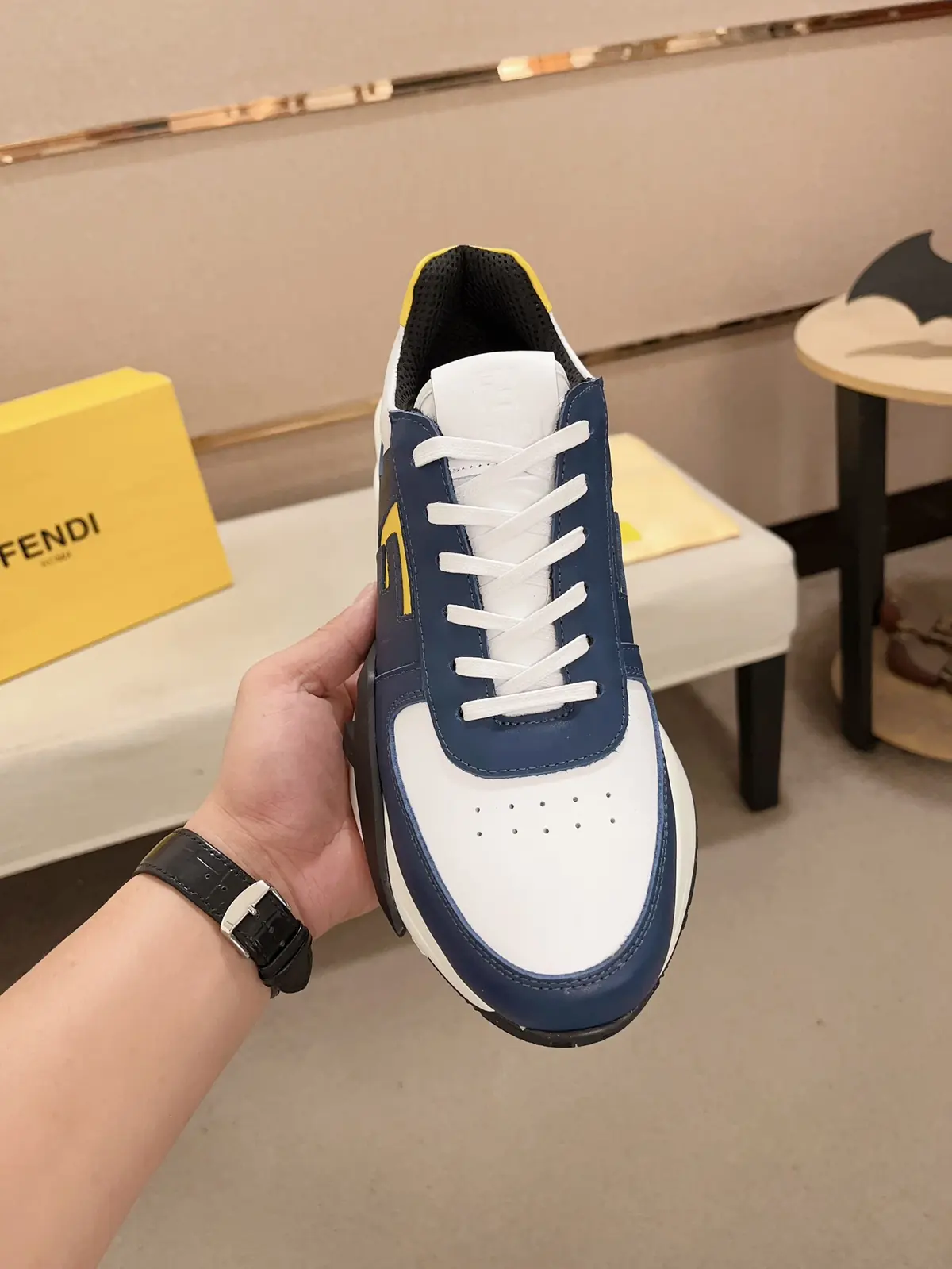 Fendi Style Leather Men's Shoes Lookbook Reference image 2