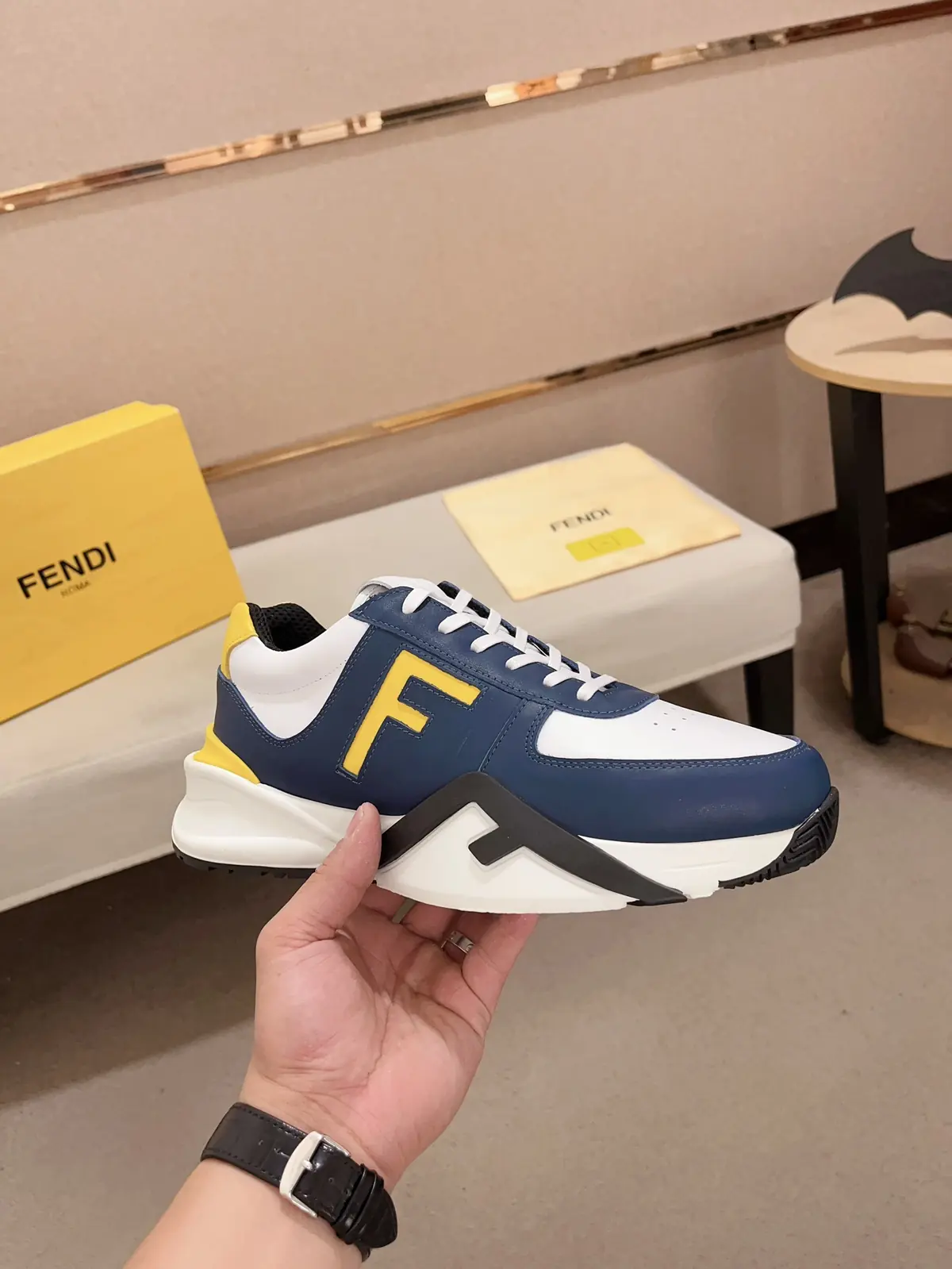 Fendi Style Leather Men's Shoes Lookbook Reference image 4