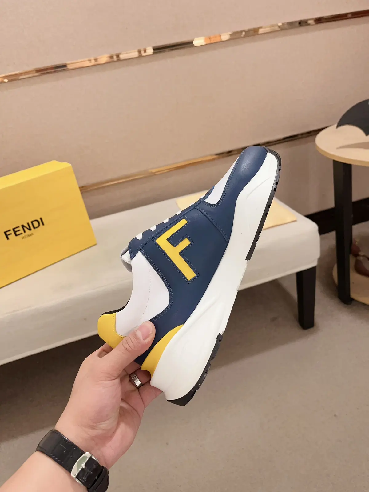 Fendi Style Leather Men's Shoes Lookbook Reference image 5