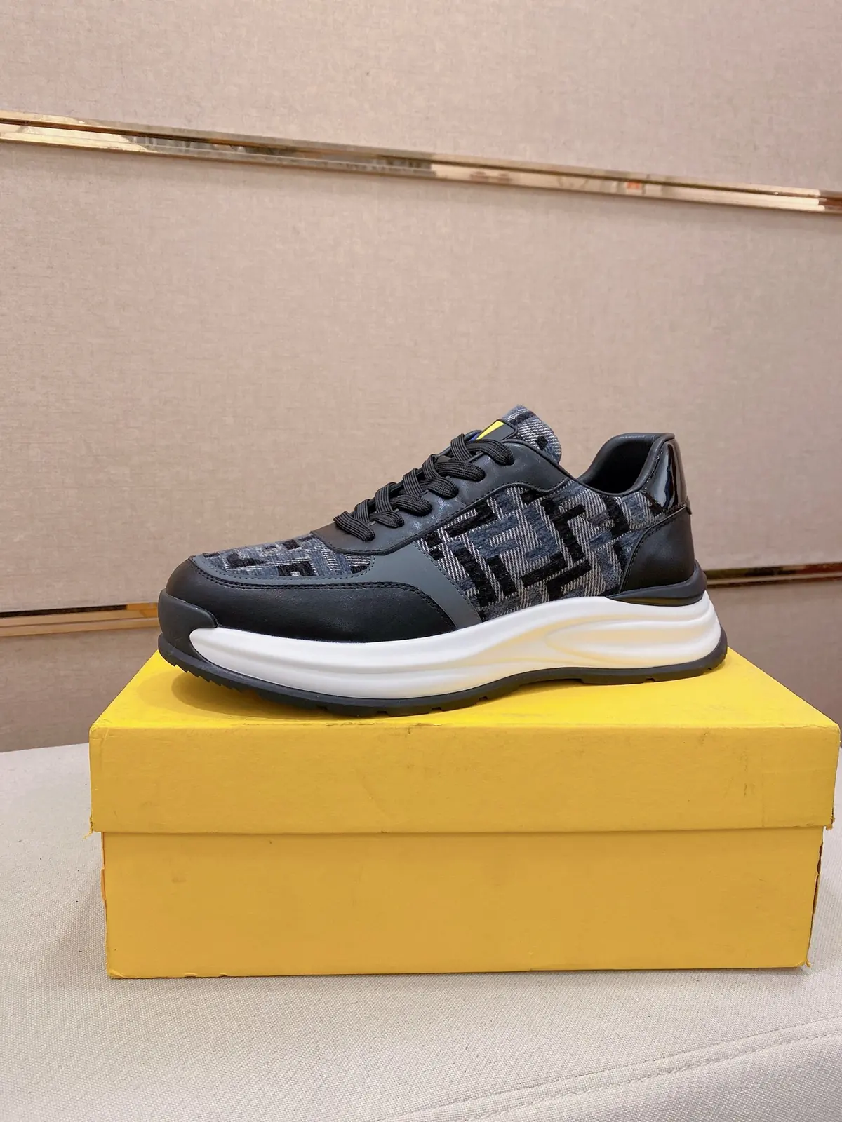 Fendi Style Leather Men's Shoes Lookbook Reference image 1