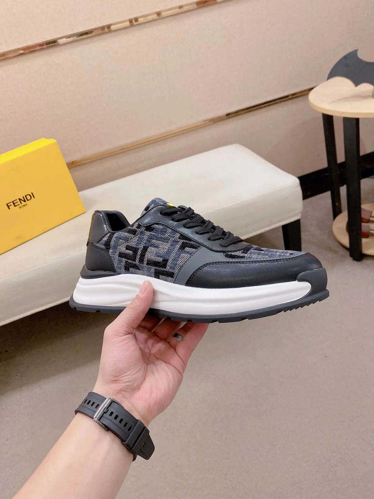 Fendi Style Leather Men's Shoes Lookbook Reference image 4