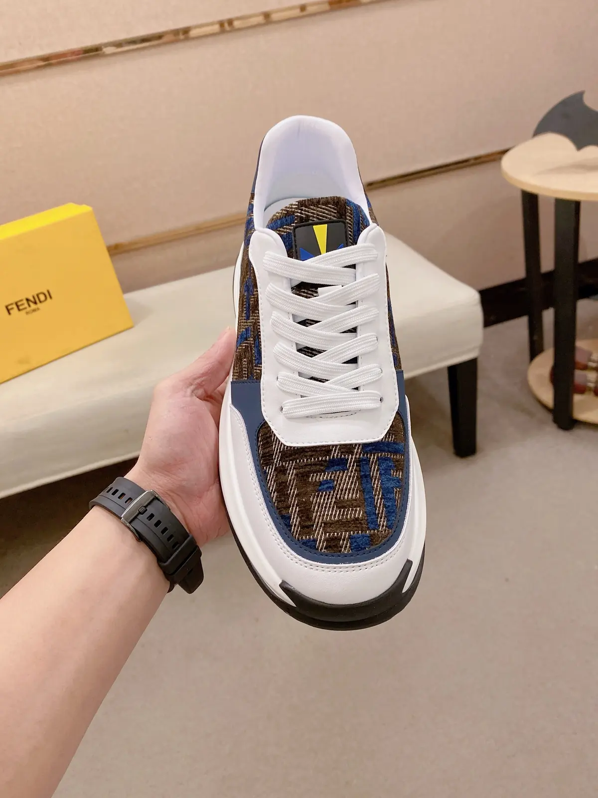 Fendi Style Leather Men's Shoes Lookbook Reference image 2
