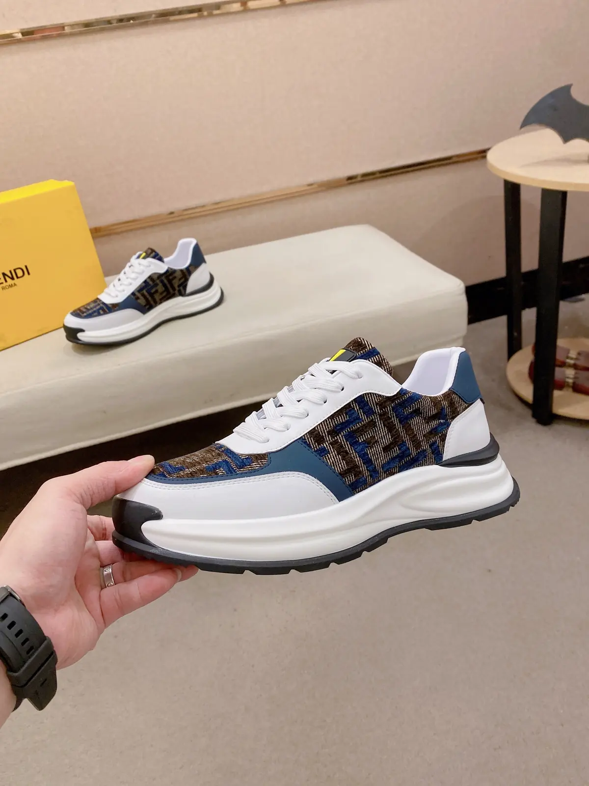 Fendi Style Leather Men's Shoes Lookbook Reference image 3