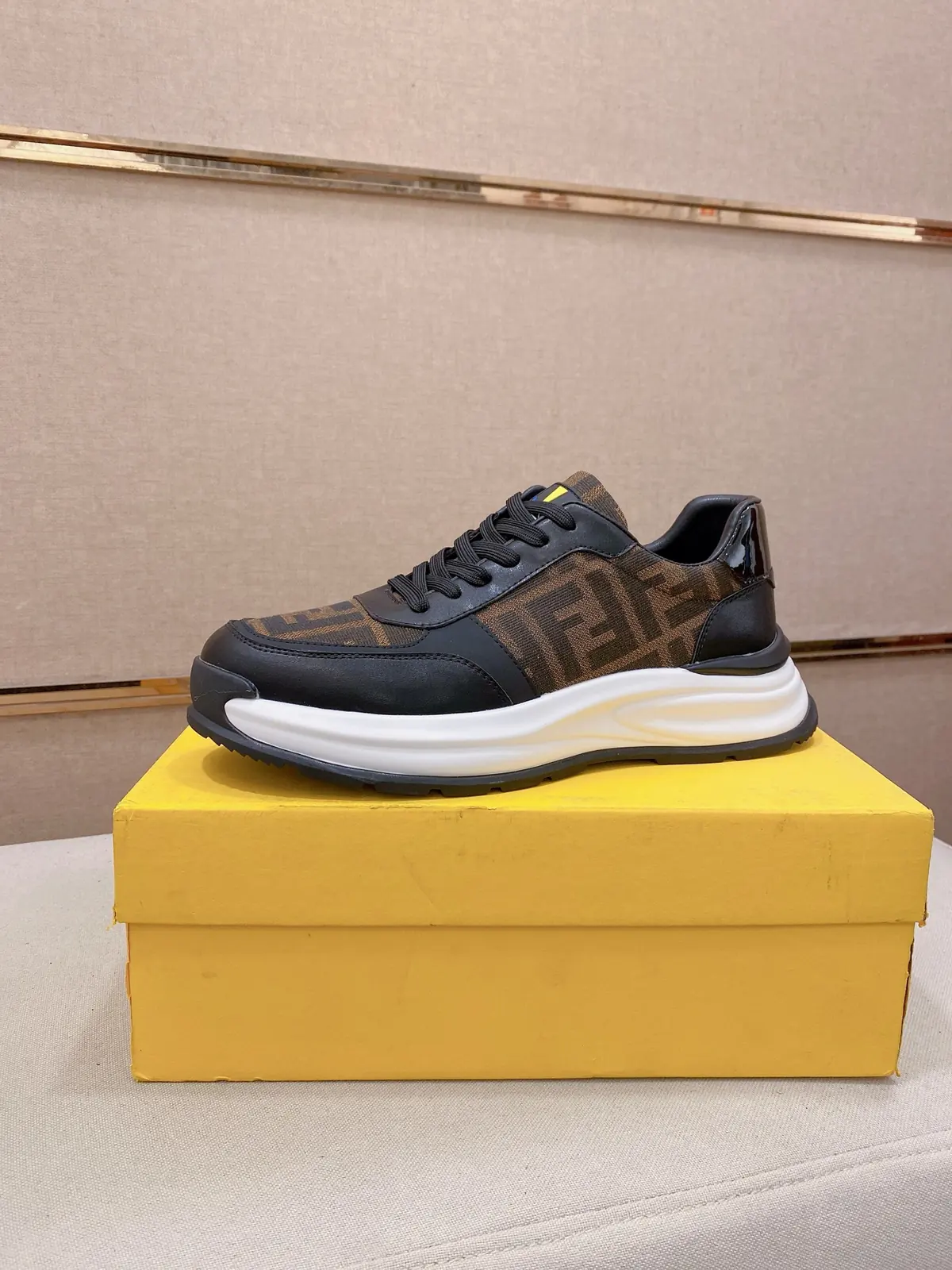 Fendi Style Leather Men's Shoes Lookbook Reference image 1