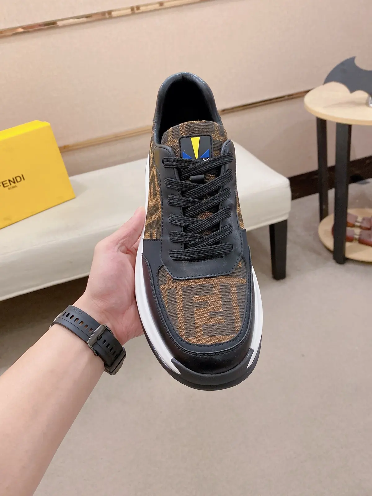 Fendi Style Leather Men's Shoes Lookbook Reference image 2