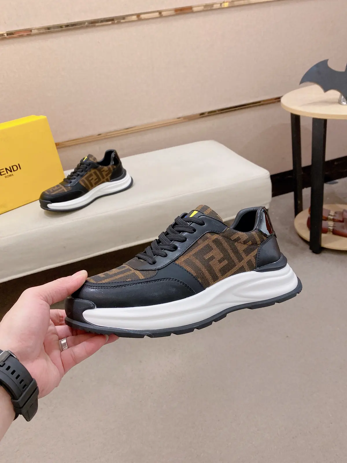 Fendi Style Leather Men's Shoes Lookbook Reference image 3