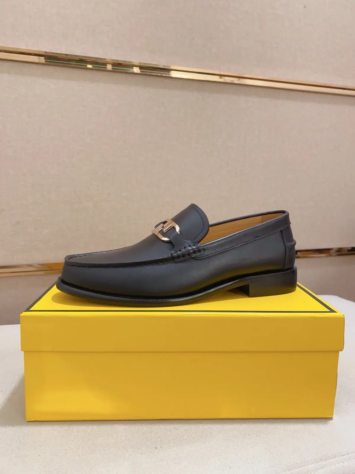 Fendi Style Leather Men's Shoes Lookbook Reference image 1