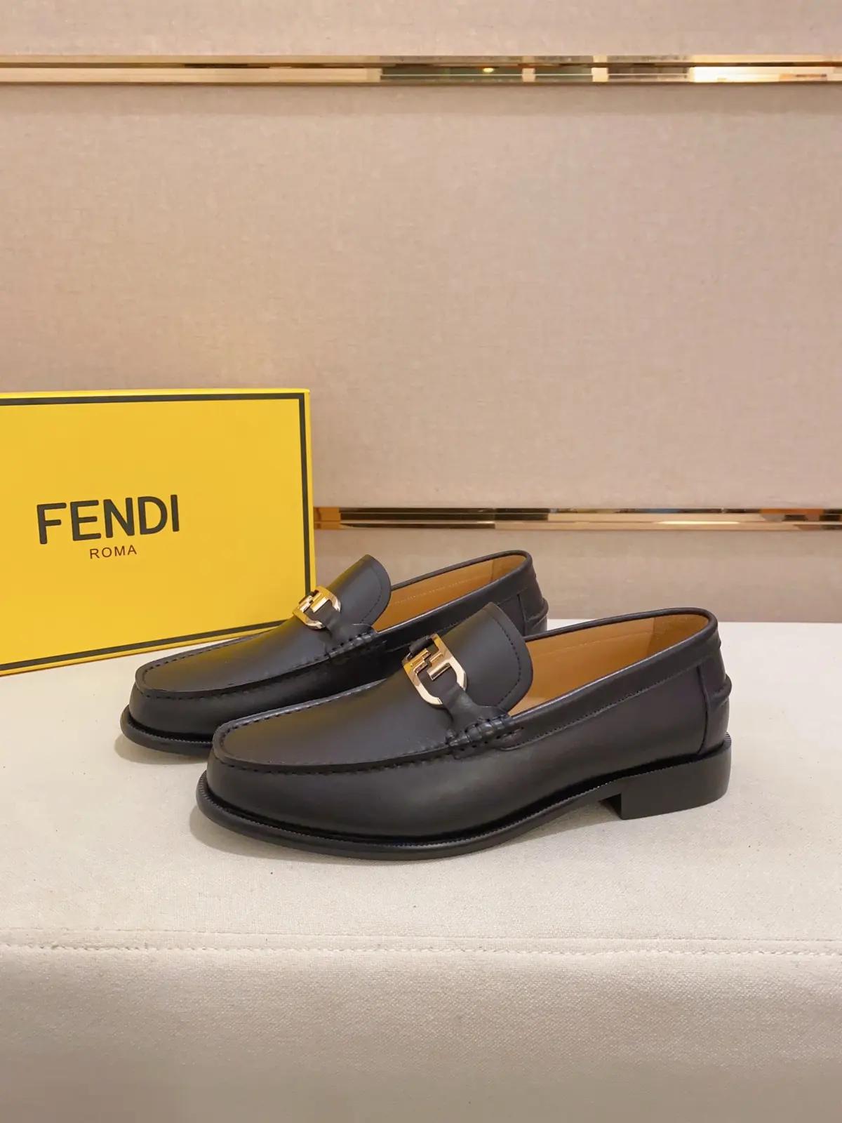 Fendi Style Leather Men's Shoes Lookbook Reference image 3