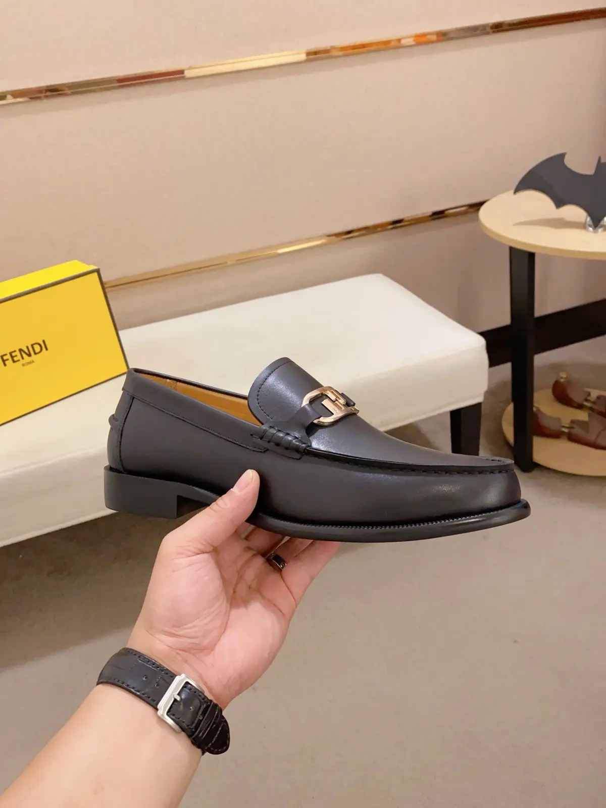 Fendi Style Leather Men's Shoes Lookbook Reference image 4