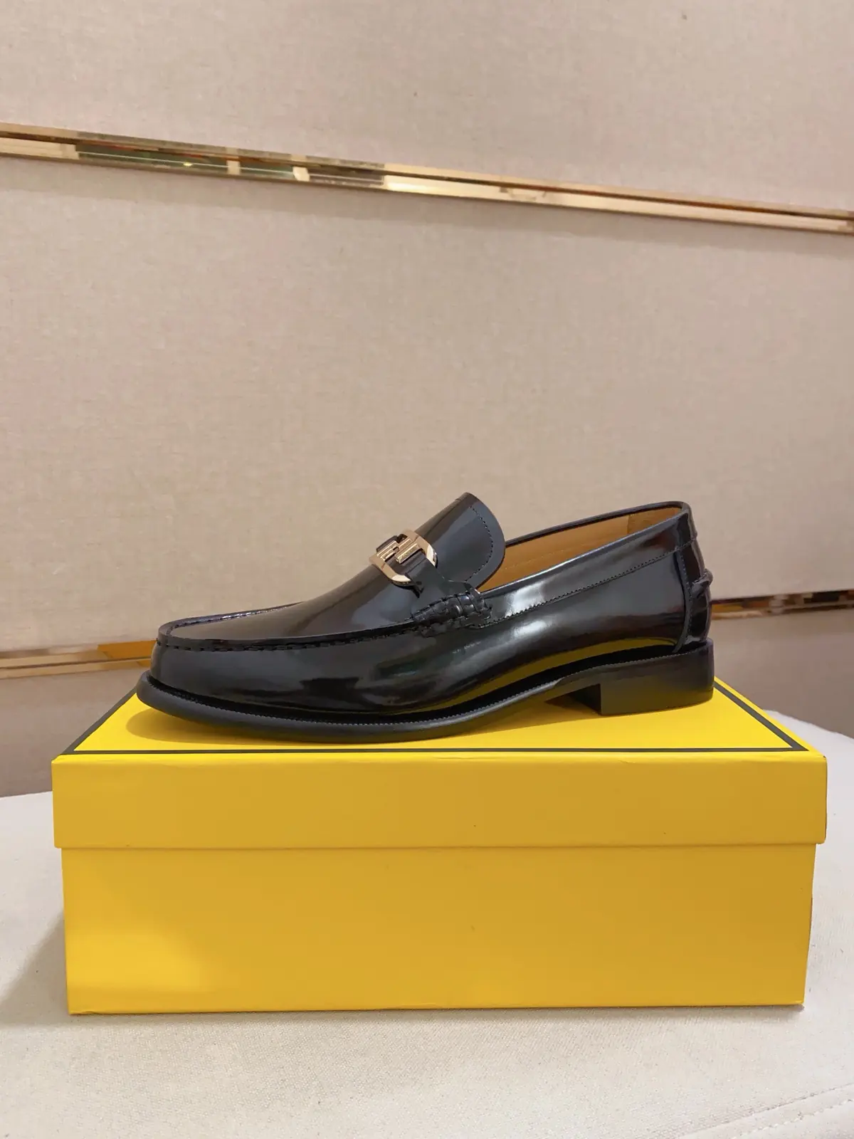 Fendi Style Leather Men's Shoes Lookbook Reference image 1