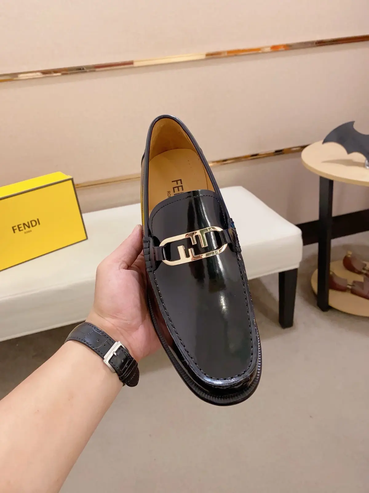 Fendi Style Leather Men's Shoes Lookbook Reference image 2