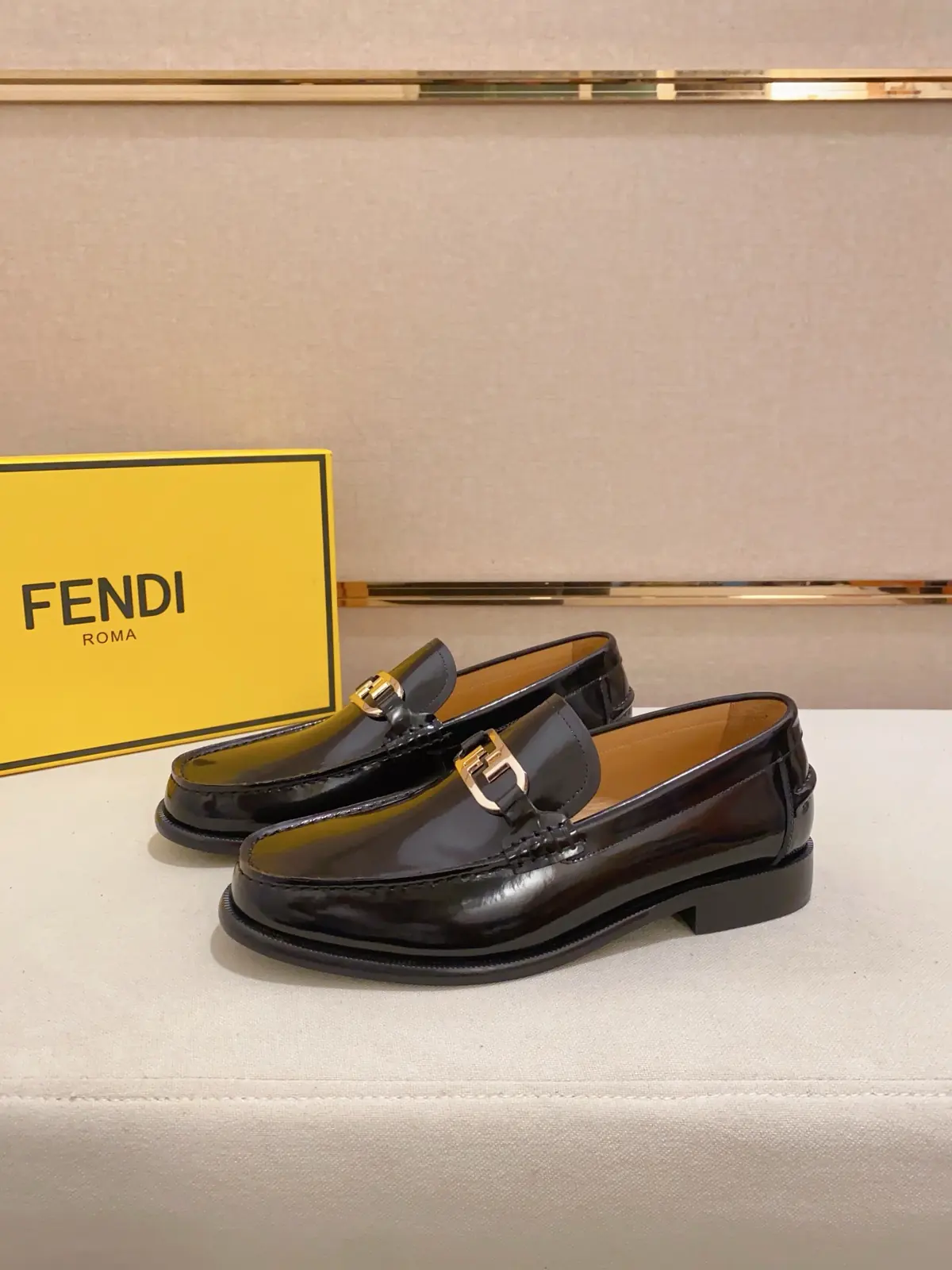 Fendi Style Leather Men's Shoes Lookbook Reference image 3