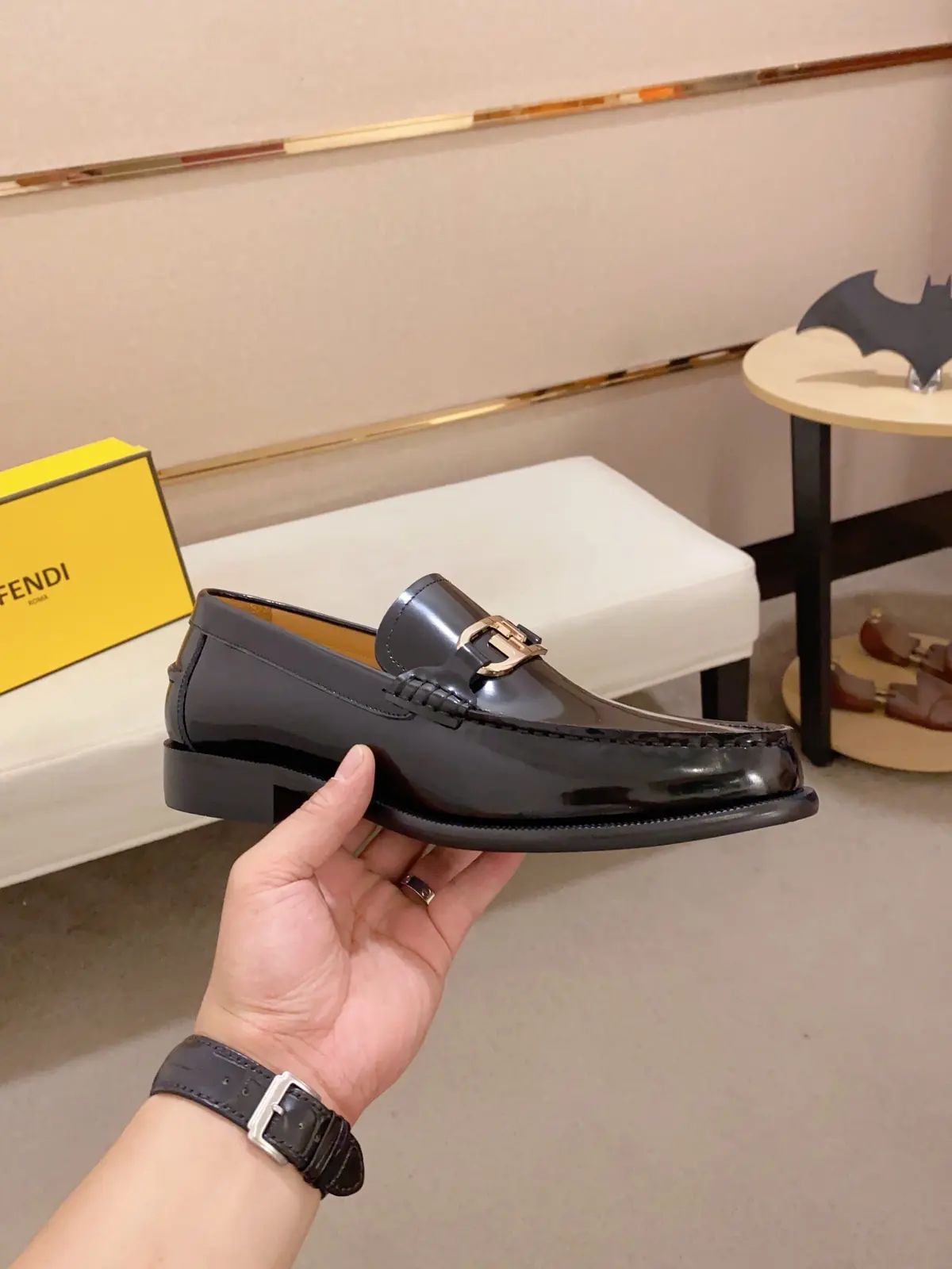 Fendi Style Leather Men's Shoes Lookbook Reference image 4