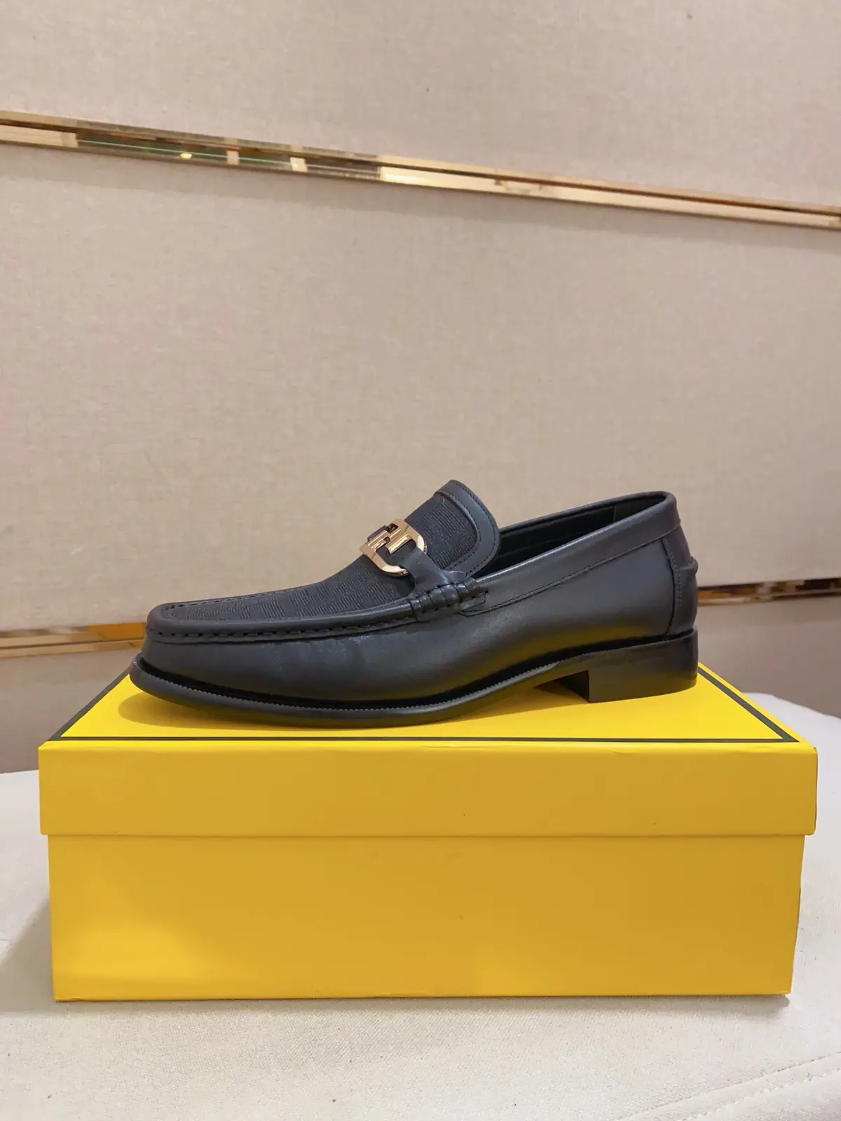 Fendi Style Leather Men's Shoes Lookbook Reference image 1