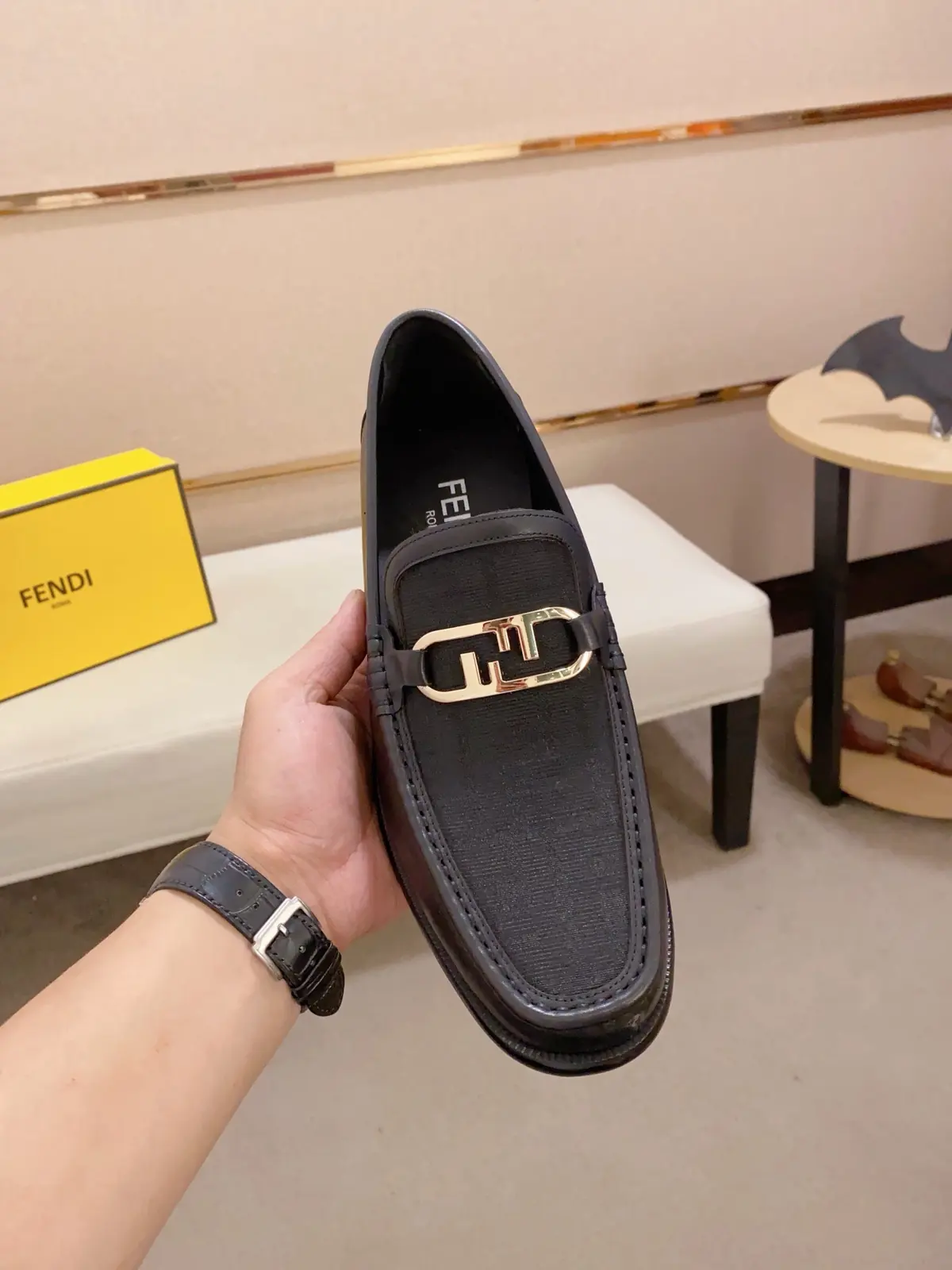 Fendi Style Leather Men's Shoes Lookbook Reference image 2