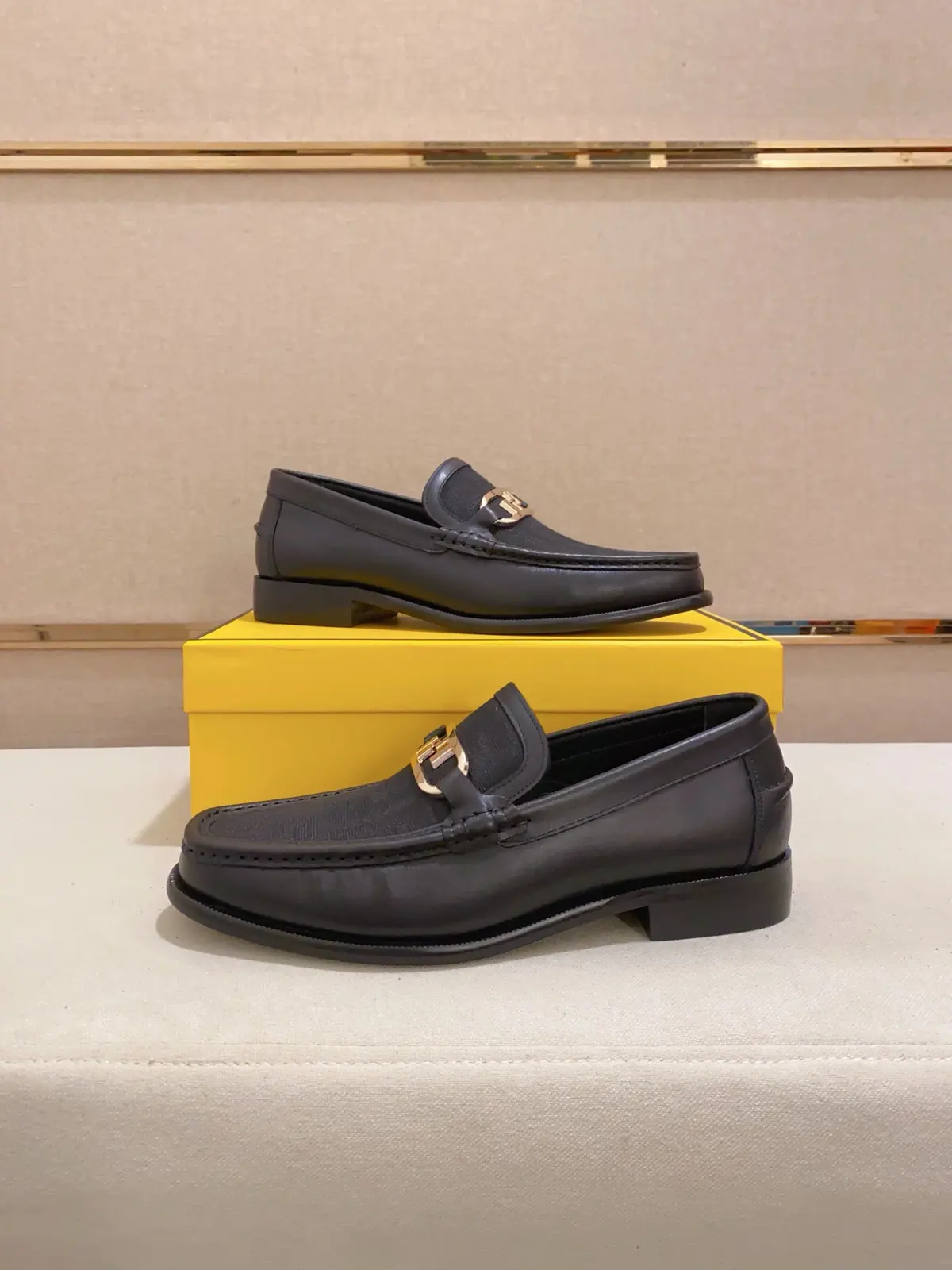 Fendi Style Leather Men's Shoes Lookbook Reference image 5
