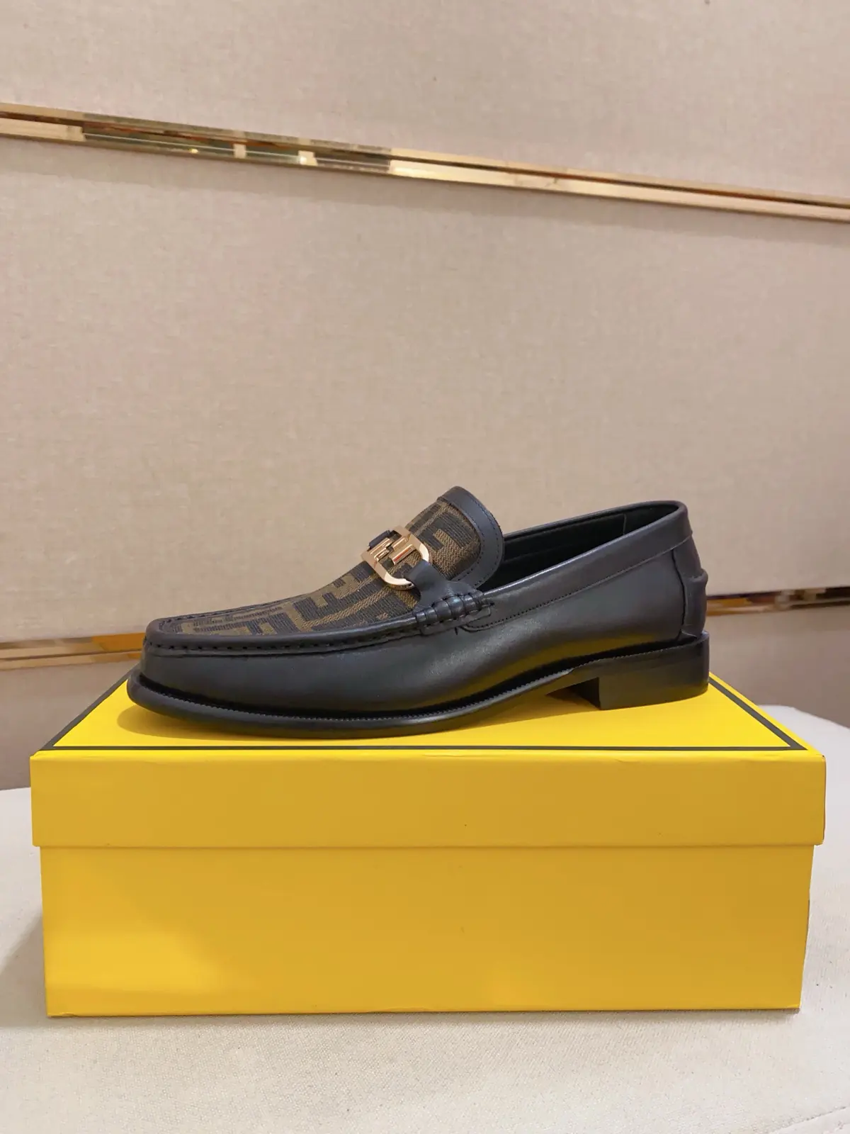 Fendi Style Leather Men's Shoes Lookbook Reference image 1
