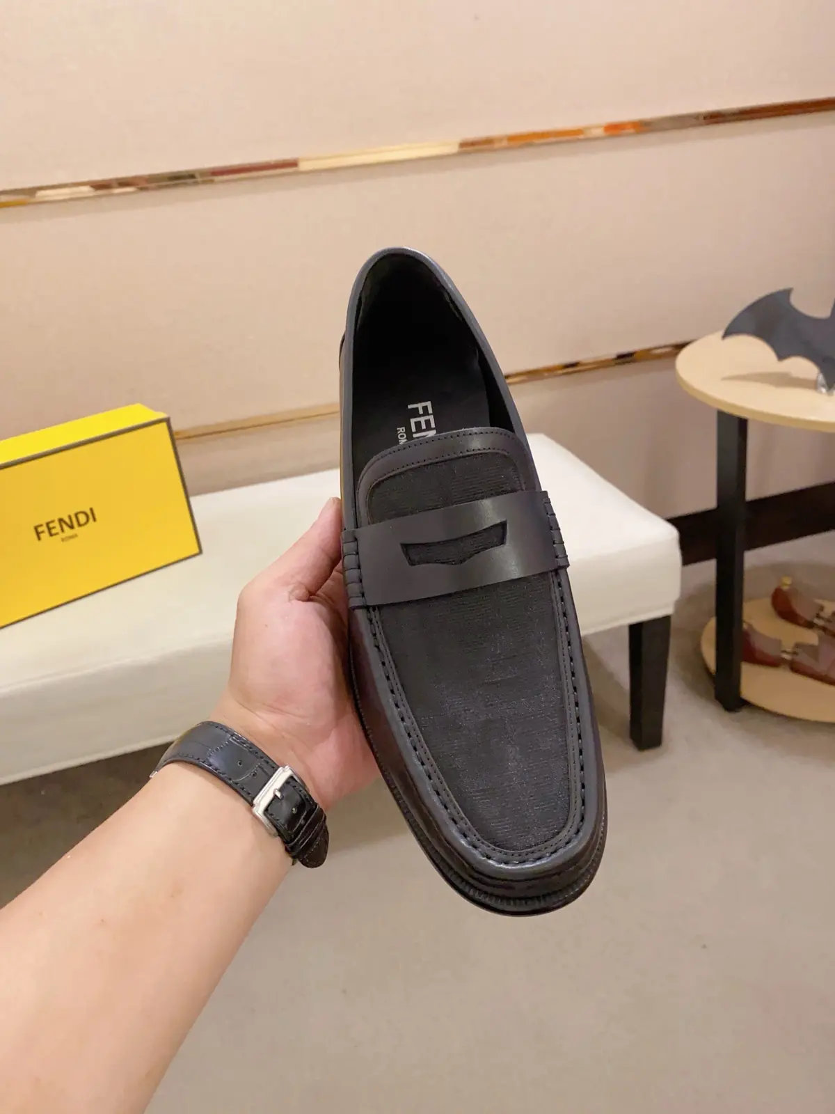 Fendi Style Leather Men's Shoes Lookbook Reference image 2
