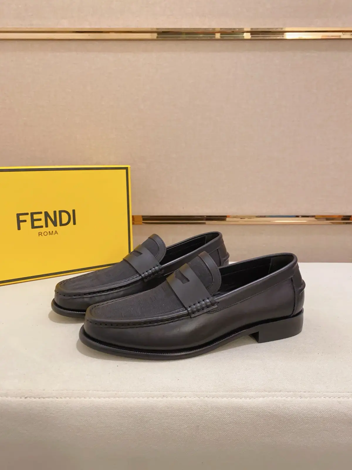 Fendi Style Leather Men's Shoes Lookbook Reference image 3