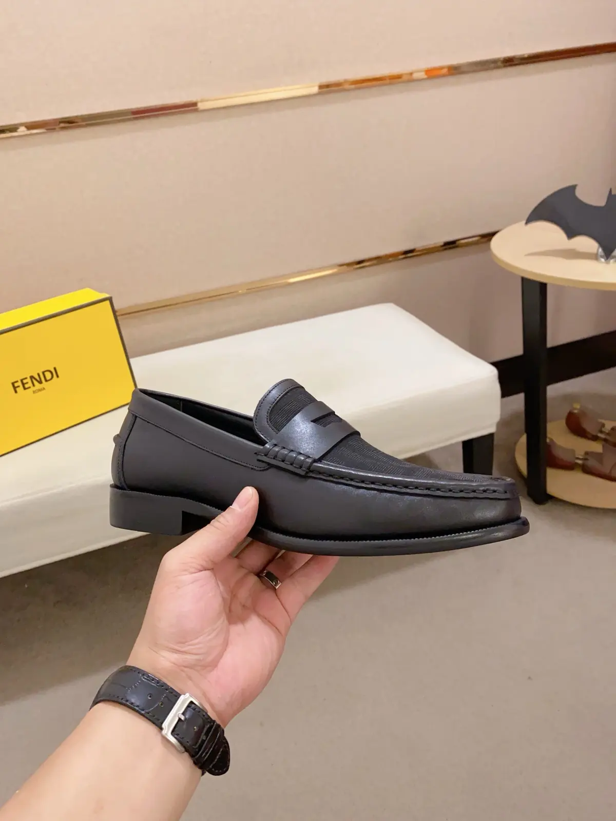 Fendi Style Leather Men's Shoes Lookbook Reference image 4