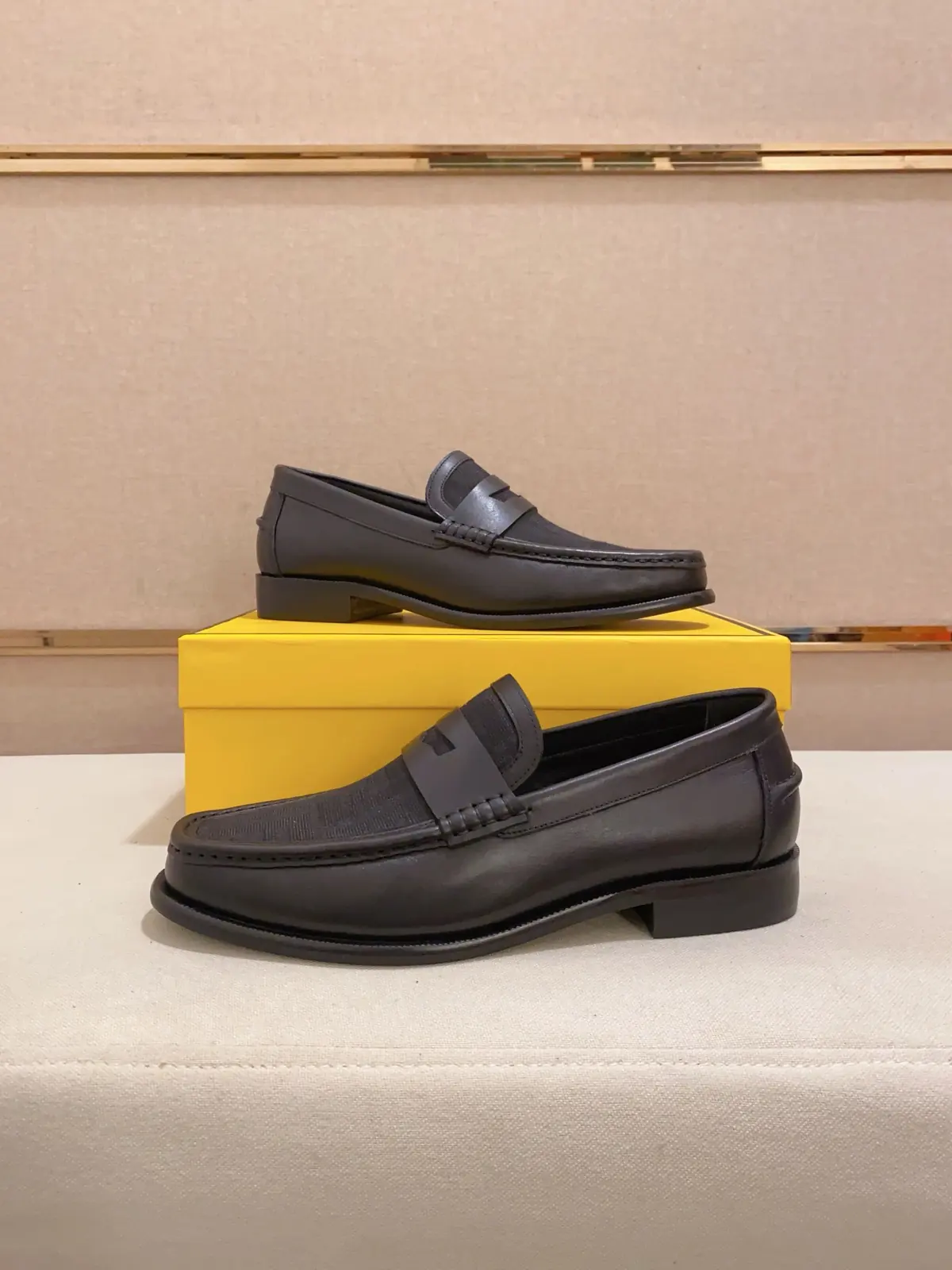 Fendi Style Leather Men's Shoes Lookbook Reference image 5