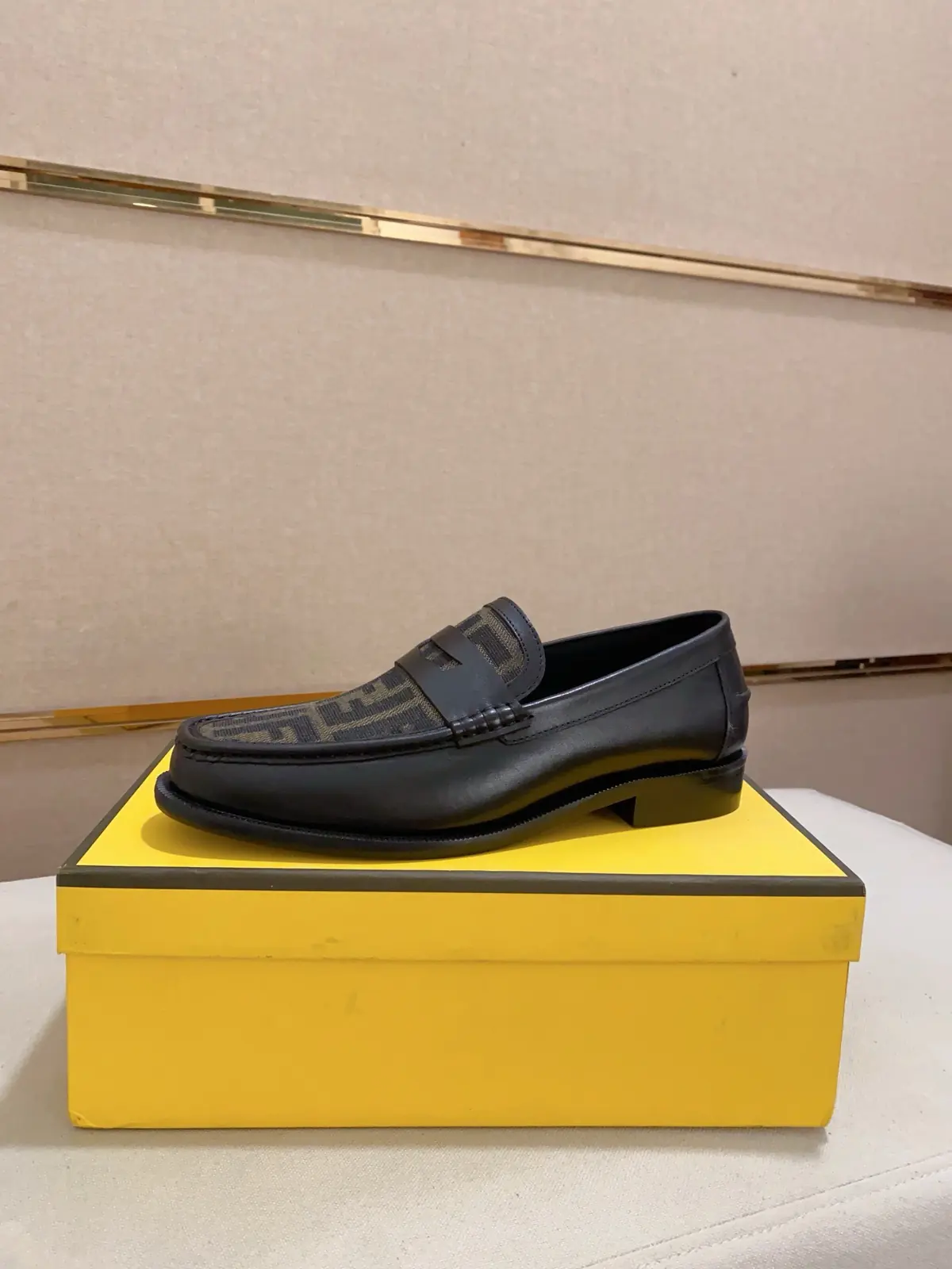 Fendi Style Leather Men's Shoes Lookbook Reference image 1