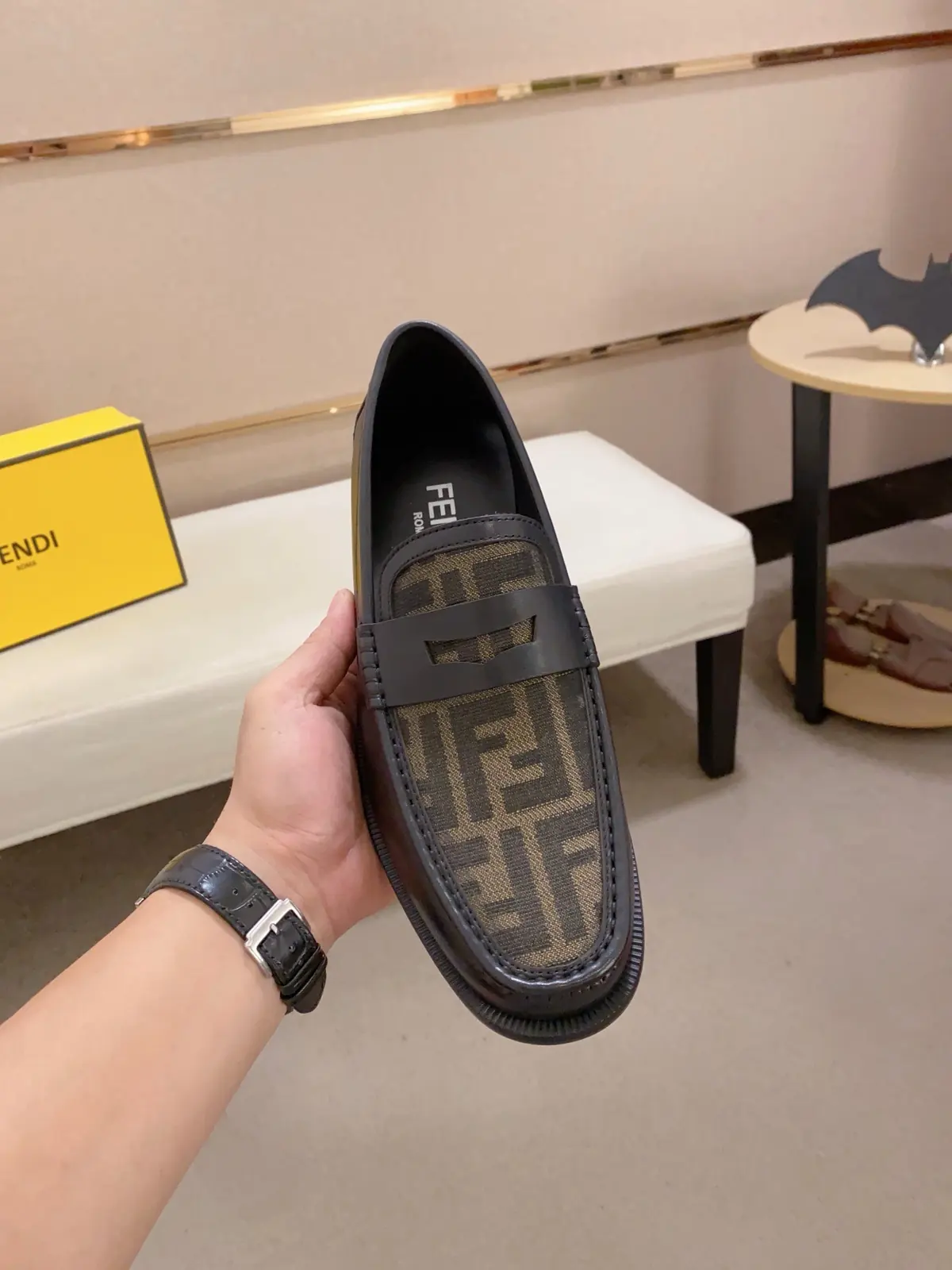 Fendi Style Leather Men's Shoes Lookbook Reference image 2