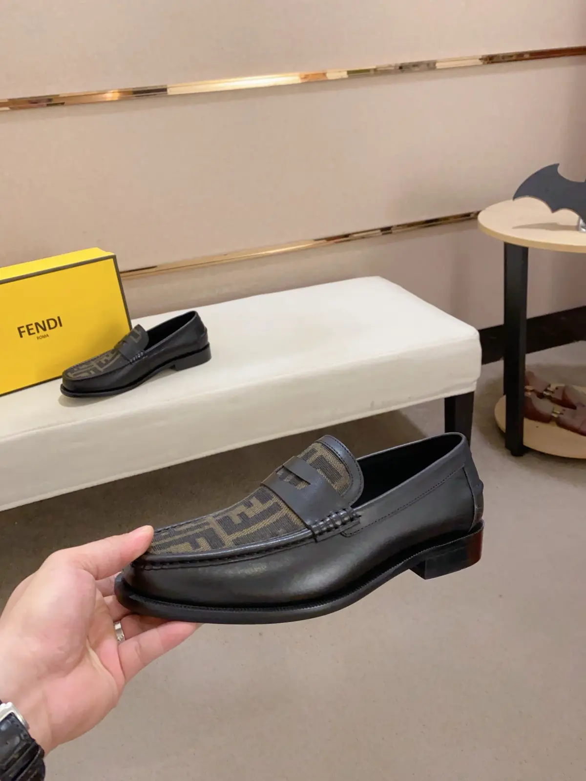 Fendi Style Leather Men's Shoes Lookbook Reference image 3