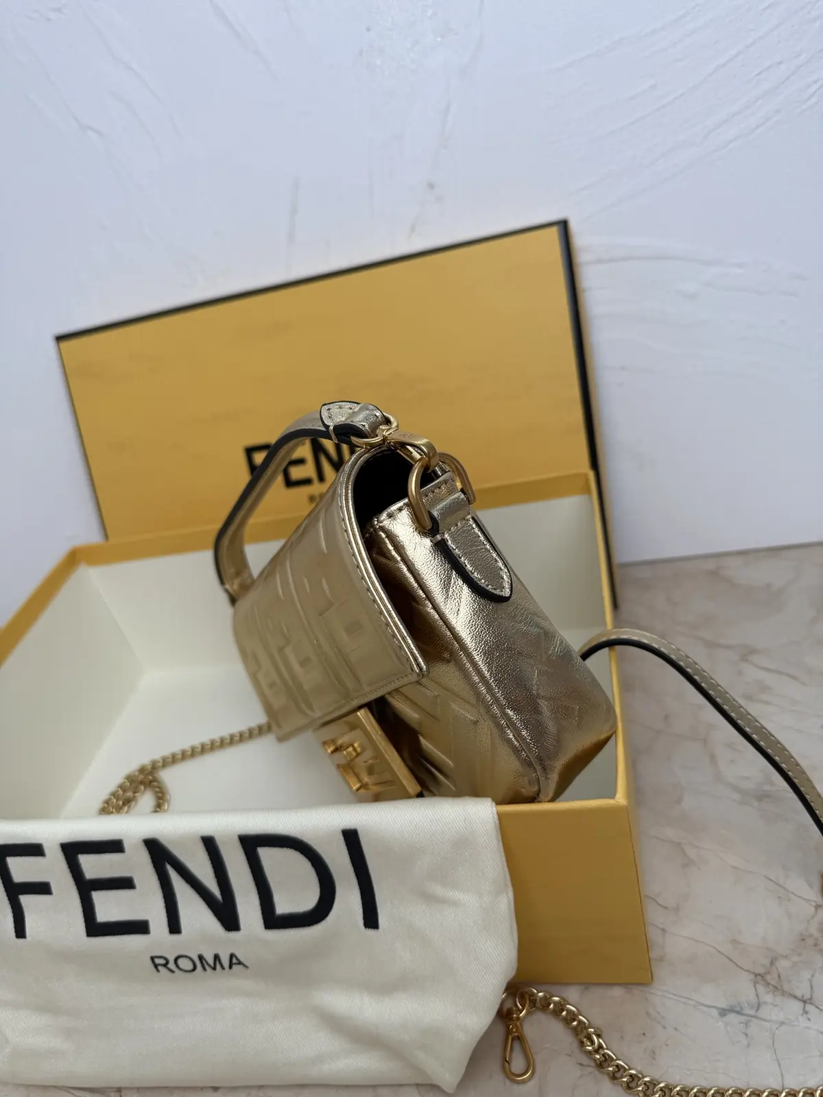 Fendi Style Leather Top Handle Bag Lookbook Reference image 3
