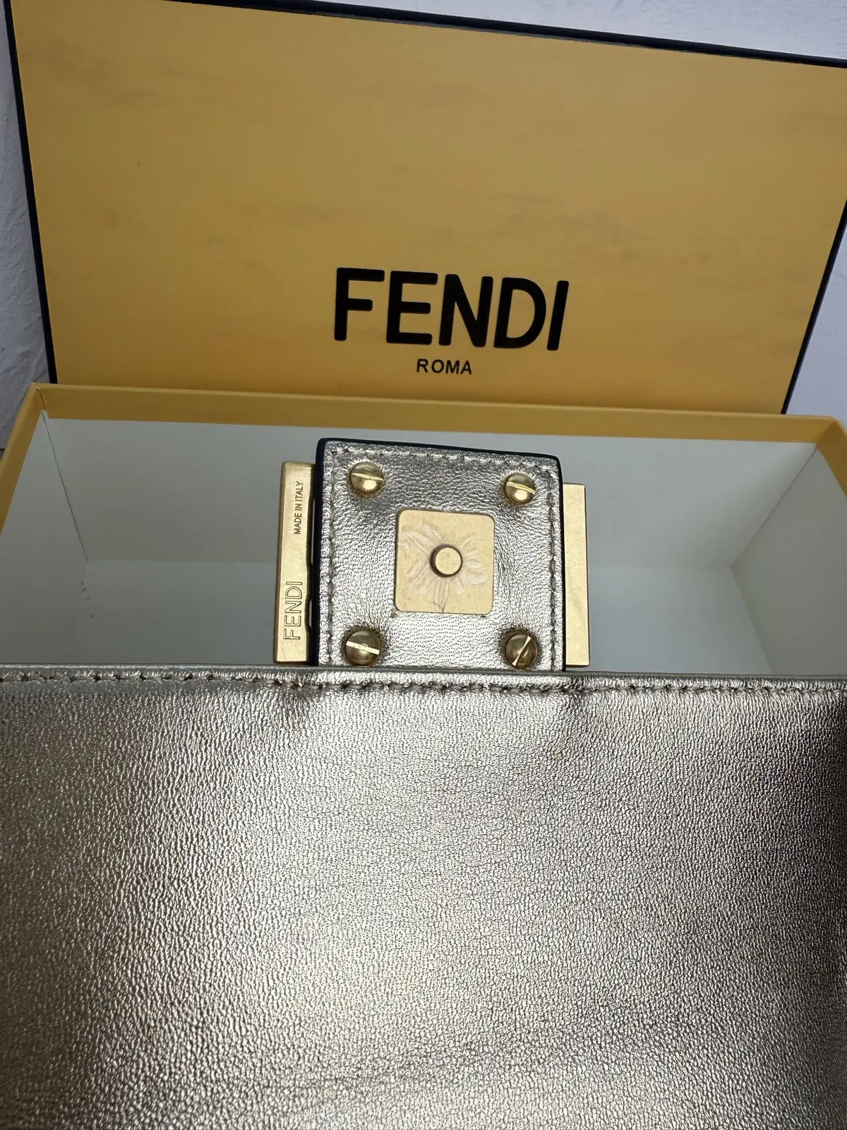 Fendi Style Leather Top Handle Bag Lookbook Reference image 5