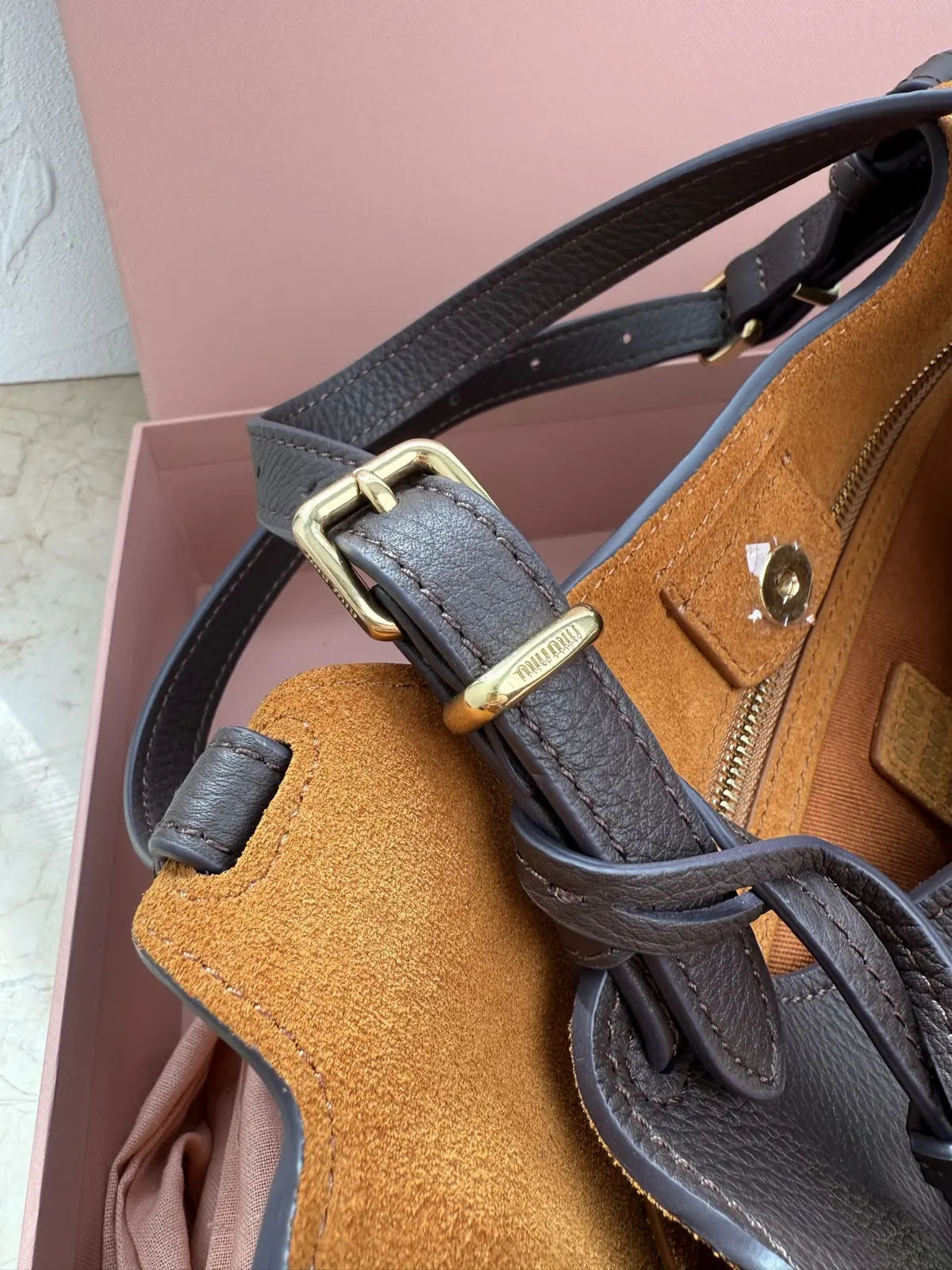 Fendi Style Leather Tote Bag Lookbook Reference image 6