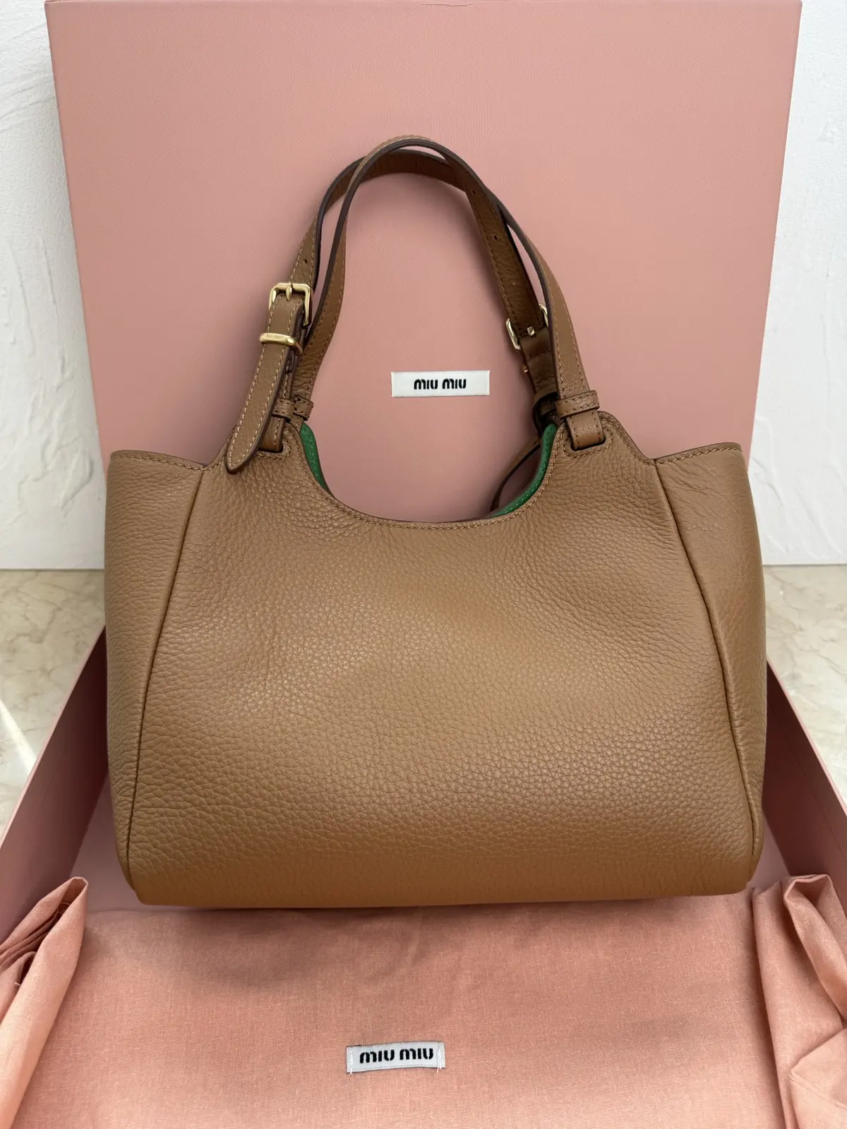 Fendi Style Leather Tote Bag Lookbook Reference image 2