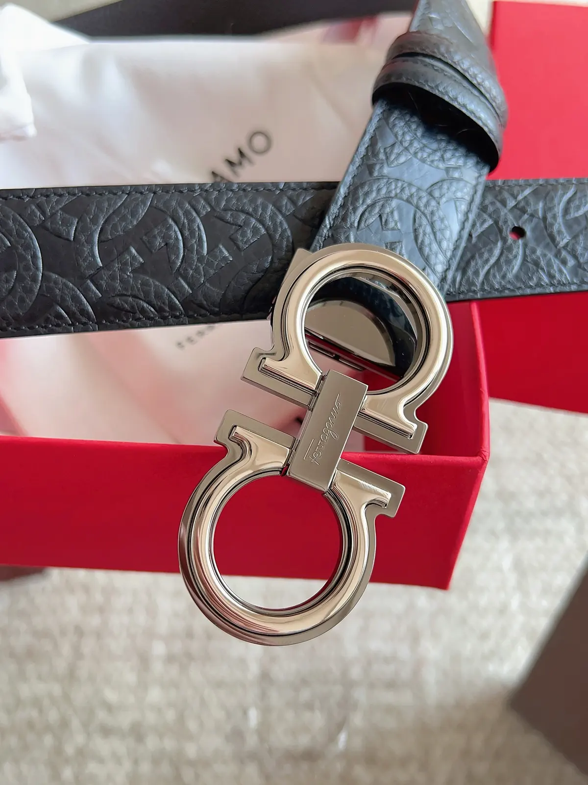 Ferragamo（男） Style Leather Men's Belts Lookbook Reference image 6