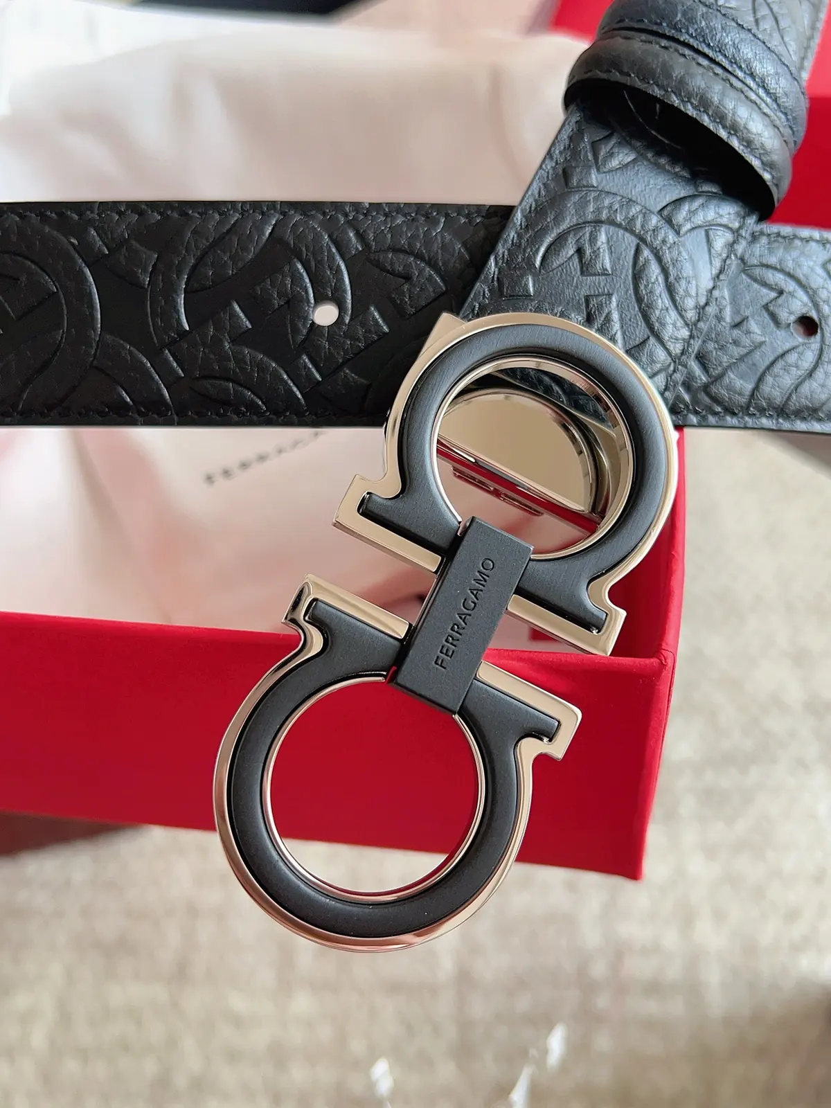 Ferragamo（男） Style Leather Men's Belts Lookbook Reference image 6