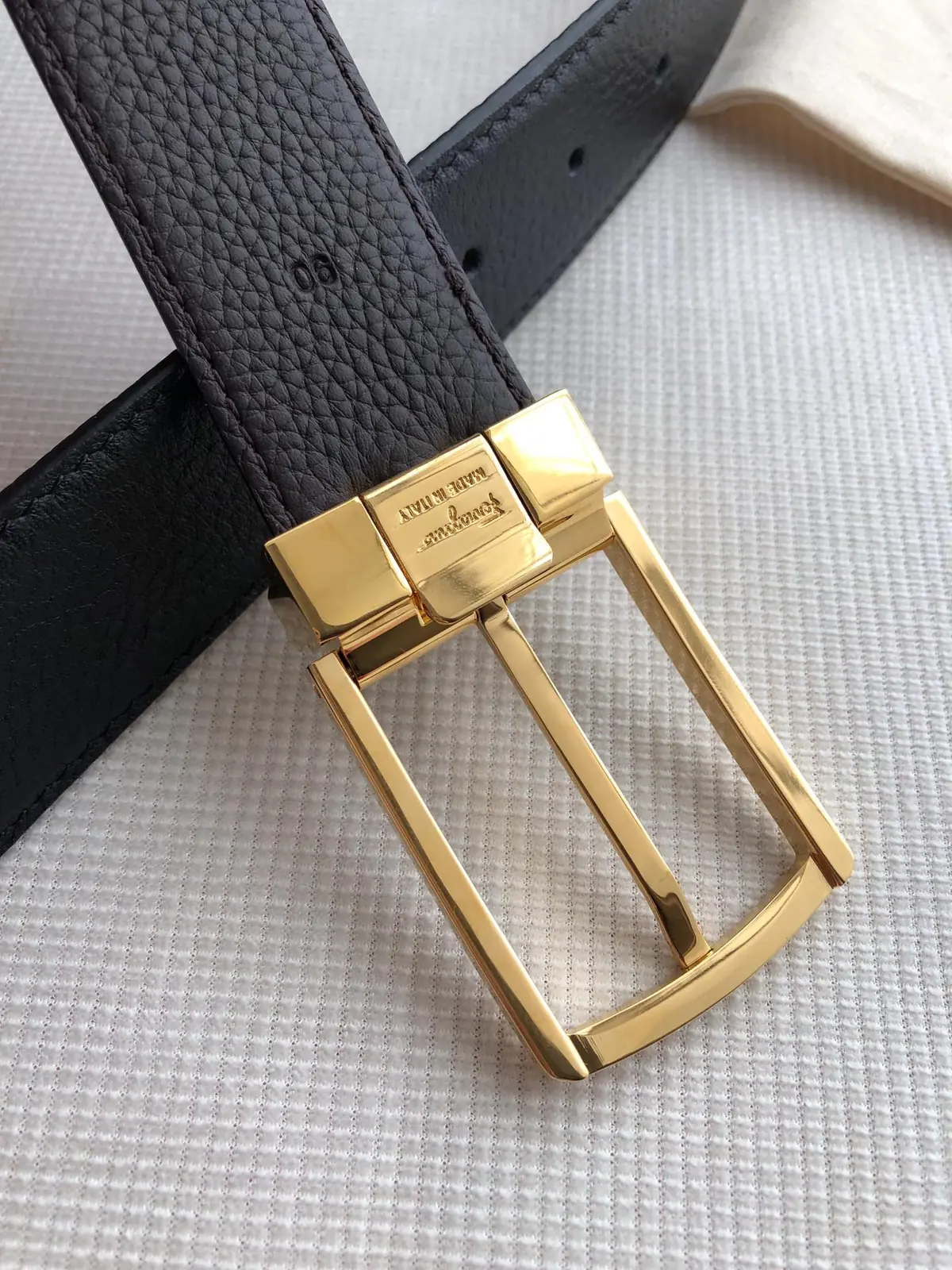 Ferragamo（男） Style Leather Men's Belts Lookbook Reference image 3
