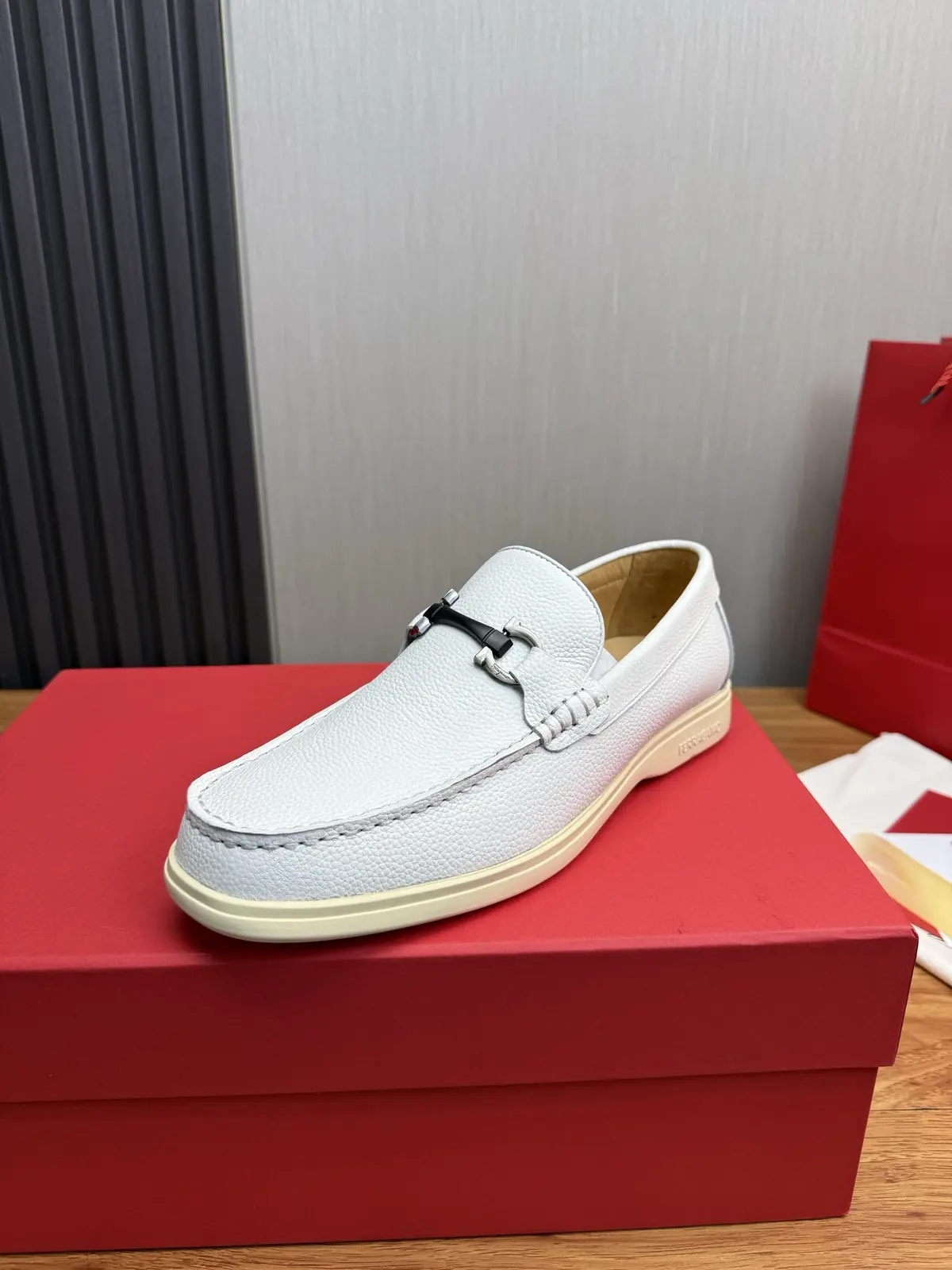 Ferragamo Style Leather Men's Shoes Lookbook Reference image 1
