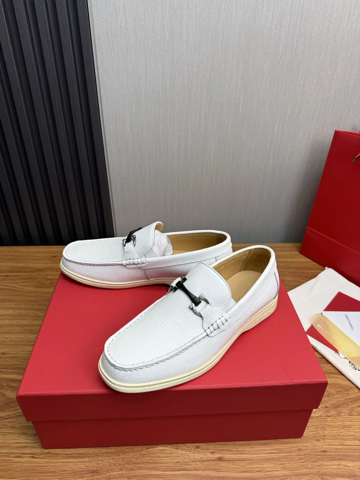 Ferragamo Style Leather Men's Shoes Lookbook Reference image 3