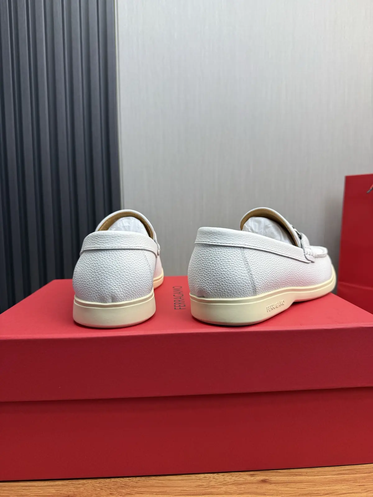 Ferragamo Style Leather Men's Shoes Lookbook Reference image 5