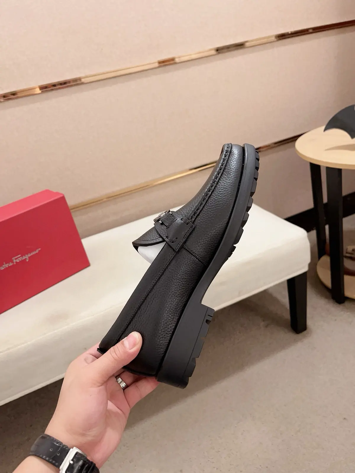 Ferragamo Style Leather Men's Shoes Lookbook Reference image 5