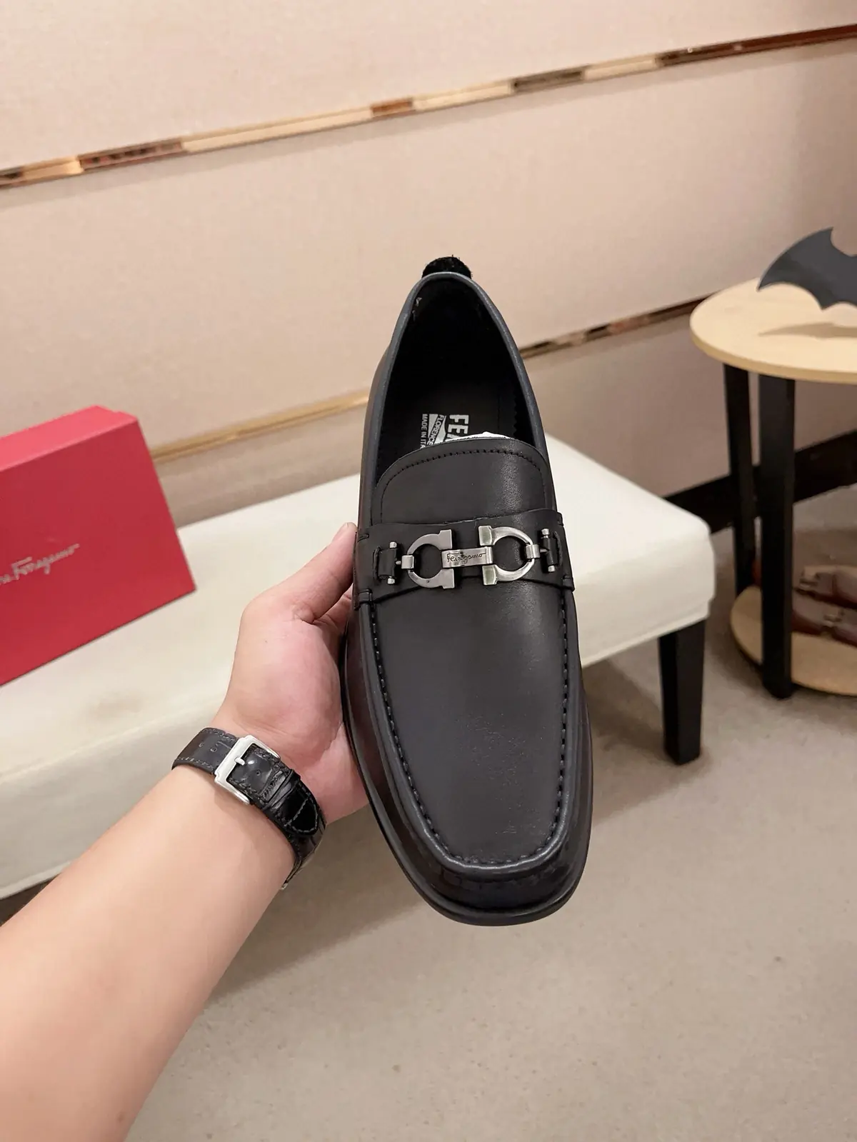 Ferragamo Style Leather Men's Shoes Lookbook Reference image 2